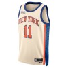 Män New York Knicks Tröja Jalen Brunson Nike 2025-26 City Edition Vit Swingman
